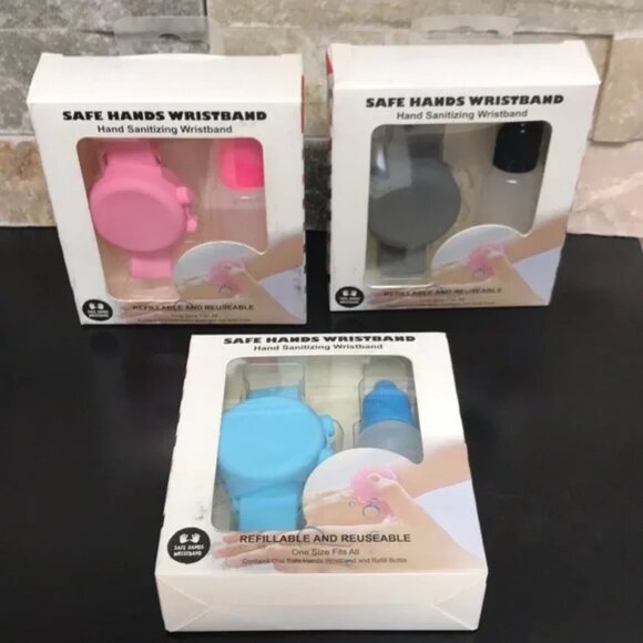 Safe Hands Wrist Bands Pack of 3 - Picture 12 of 12